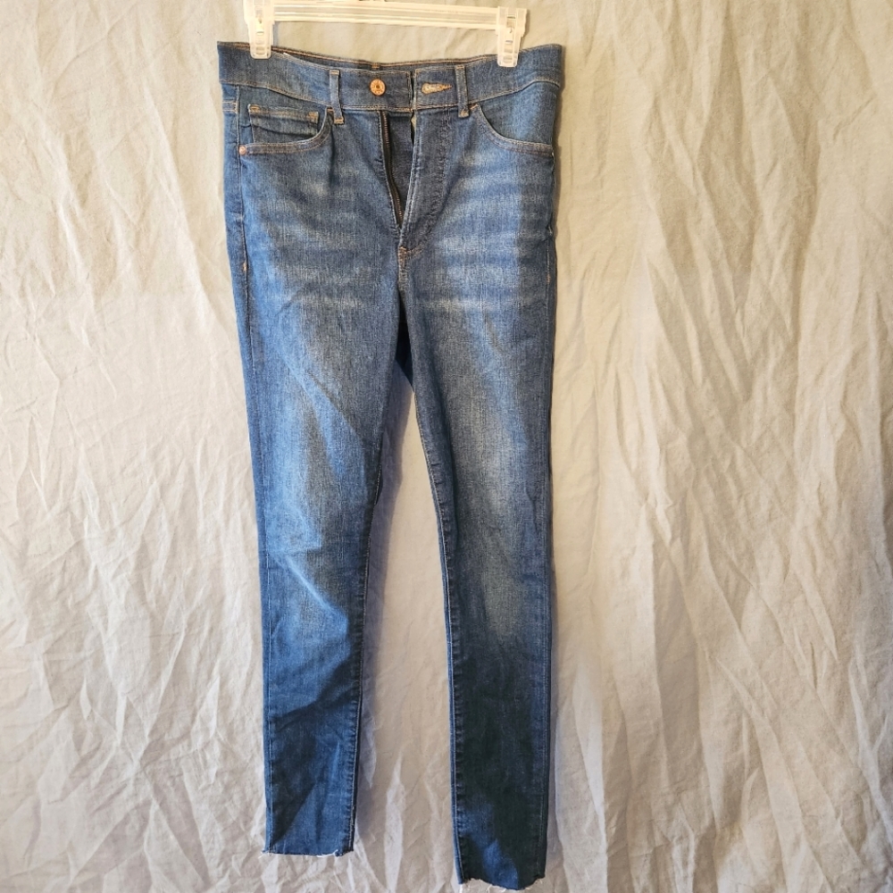 Highrise Blue Jeans from Express